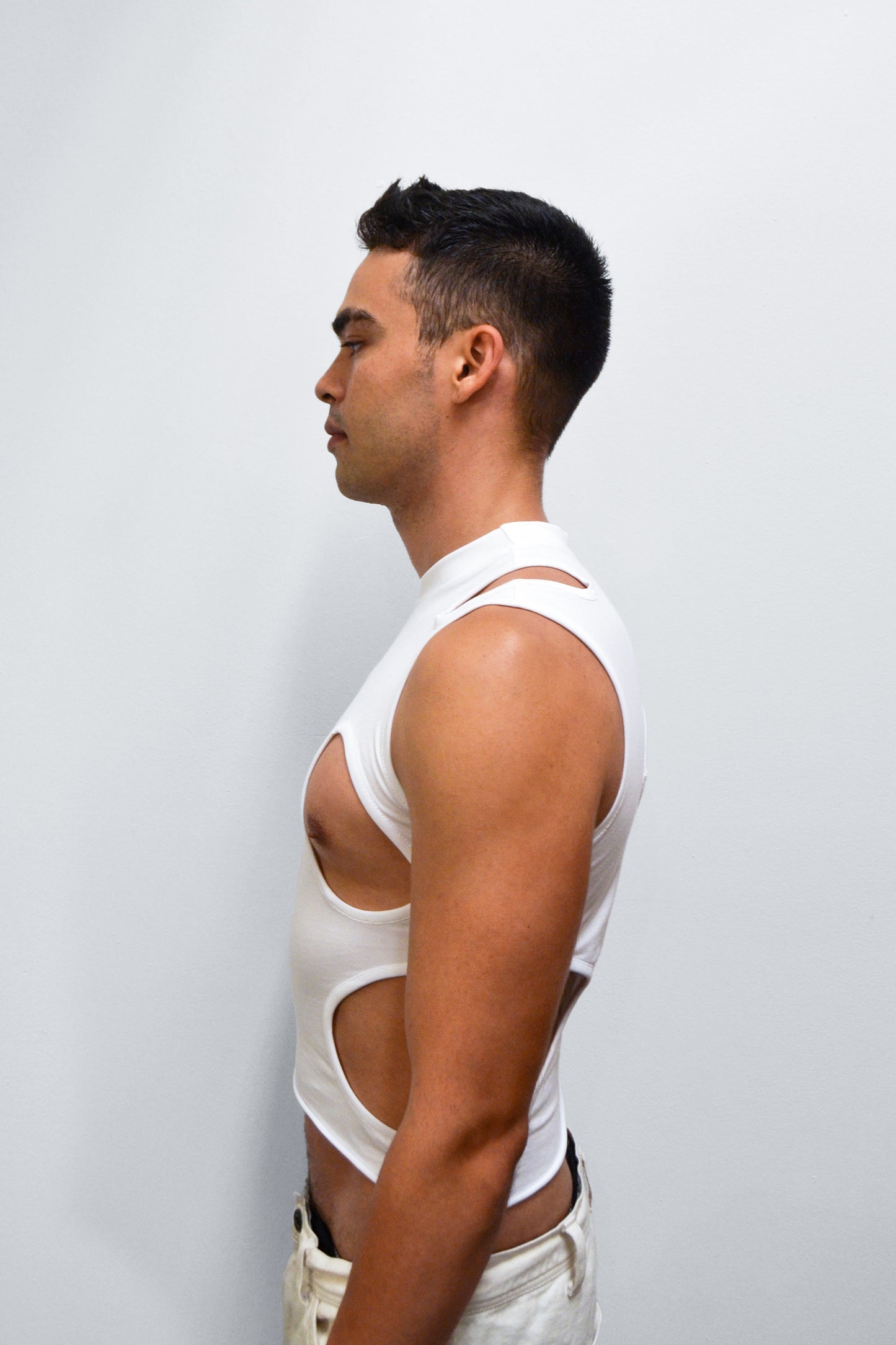 Multi Hole Crop Top